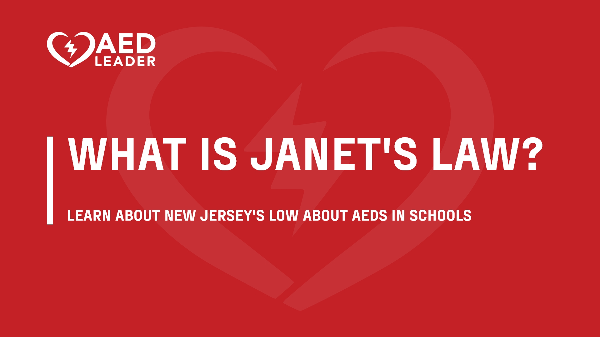 A Complete Overview of Janet’s Law