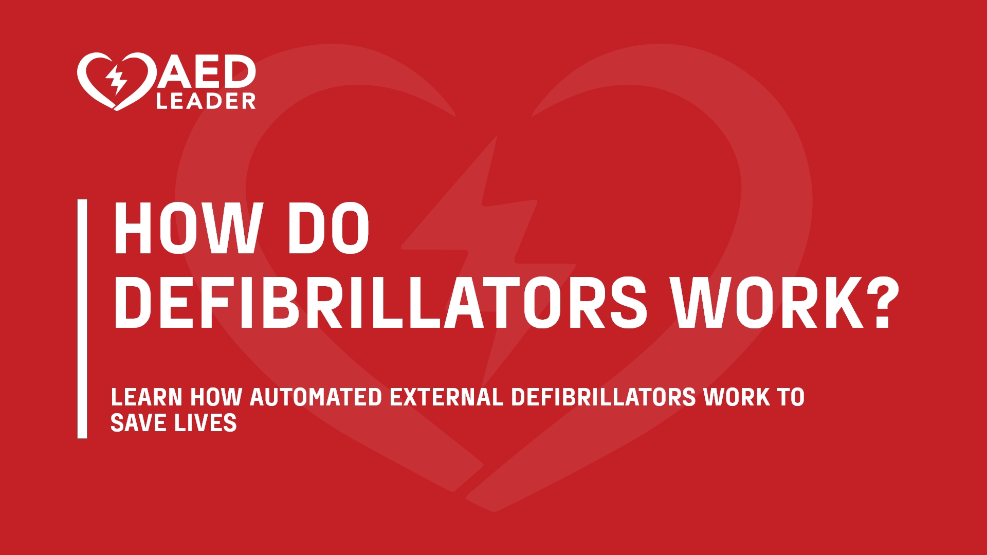How Does a Defibrillator Work?