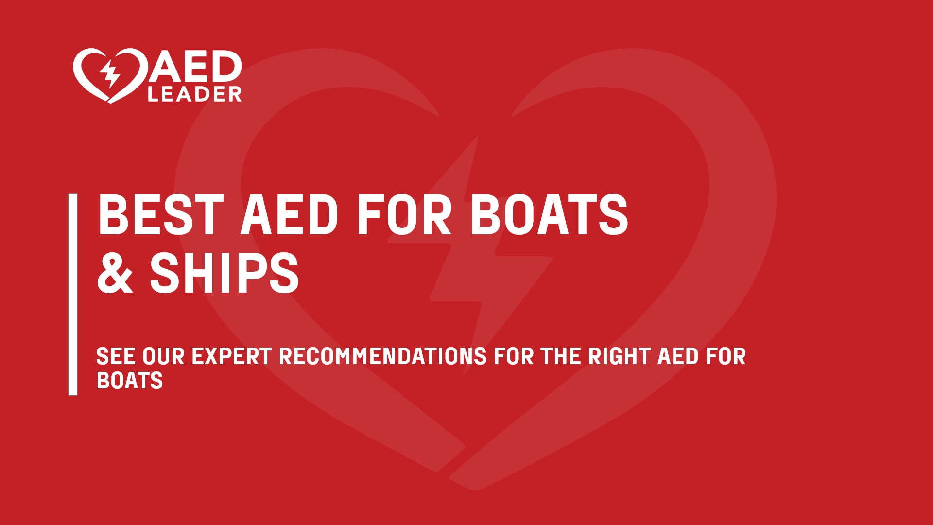 Best Automated External Defibrillators for a Boat