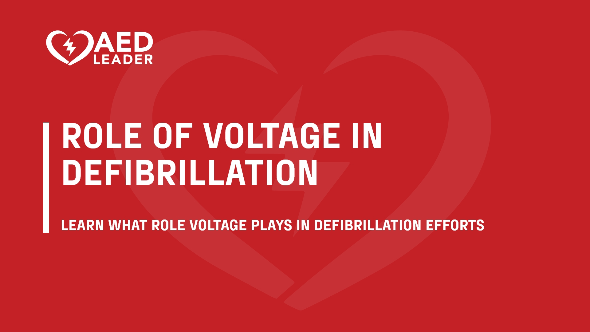 Voltage of a Defibrillator