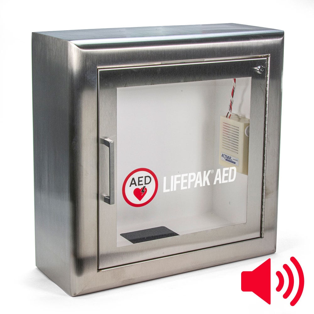 Physio-Control Cabinet with Alarm Strobe