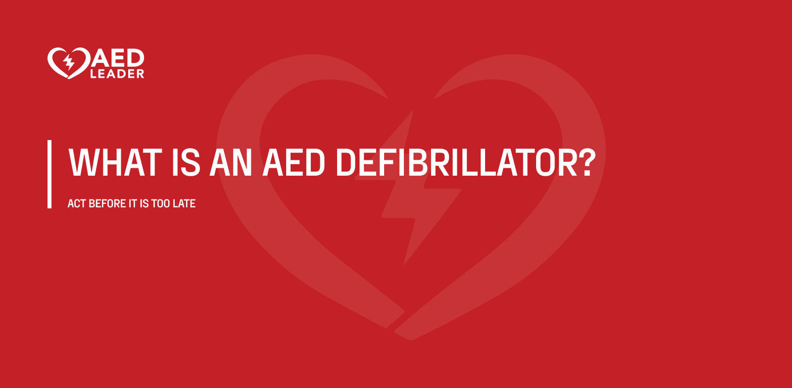What is an AED defibrillator