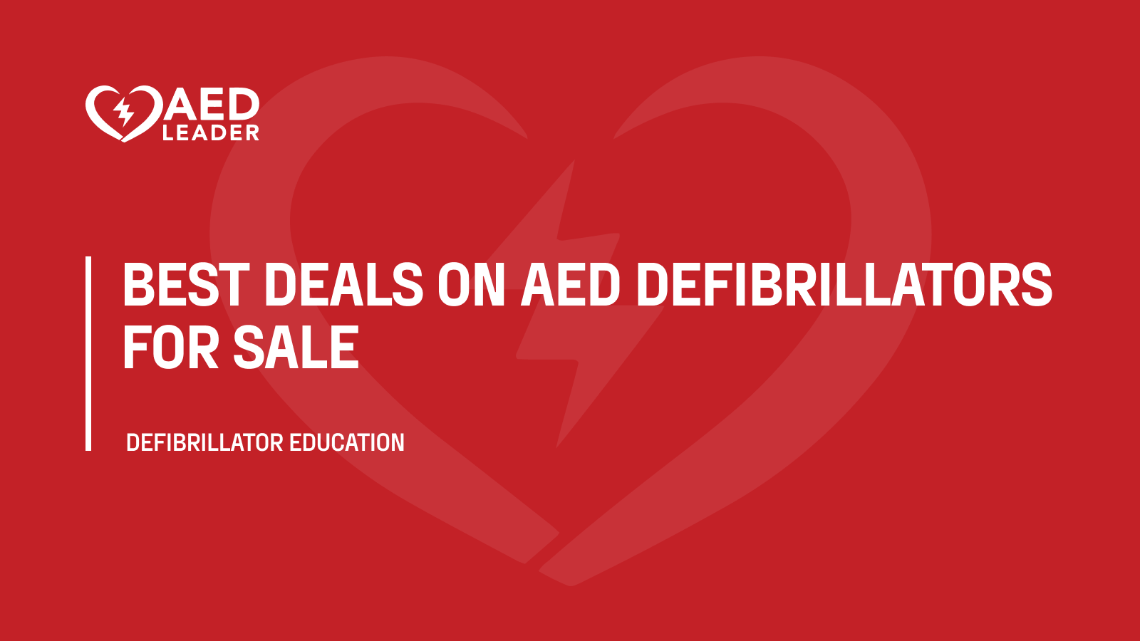 Best deals on AED defibrillators for sale